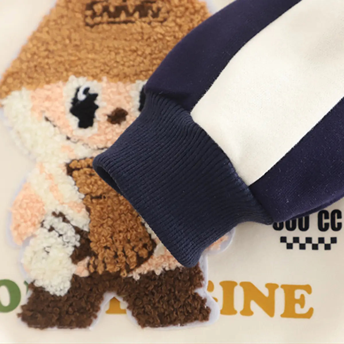 Boys Navy Blue Bunny Applique Sweatshirt With Jogger Sets Sets