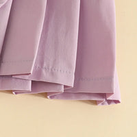 Girls Lavender Sleeveless Top With Pants Co-ord Sets Sets