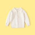 Boys Off White Long Sleeve Jacquard Polo Sweater Sweaters & Cardigans Off White 2-3 Y