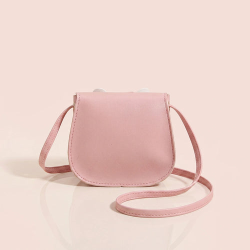 Girls Pink Bunny Applique Sling Bag Sling Bags