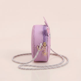Girls Purple Unicorn Printed Sling Bag Sling Bags