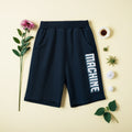 Boys Elasticated Knee Length Shorts Shorts Blue 7-8 Y 