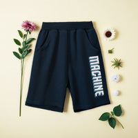 Boys Elasticated Knee Length Shorts Shorts Blue 7-8 Y 