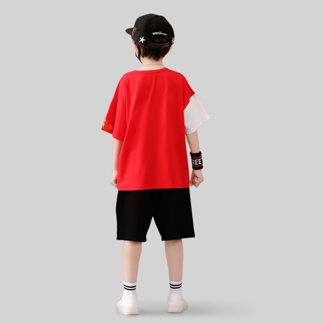 Boys Graphic Short Sleeve T-Shirt With Shorts 2 pc. Sets   