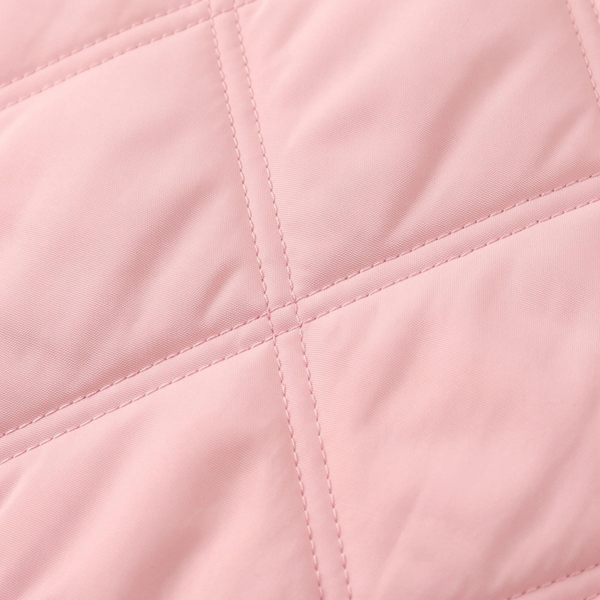 Girls Light Pink Long Sleeve Hooded Puffer Jacket Coats & Jackets