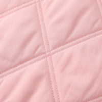 Girls Light Pink Long Sleeve Hooded Puffer Jacket Coats & Jackets