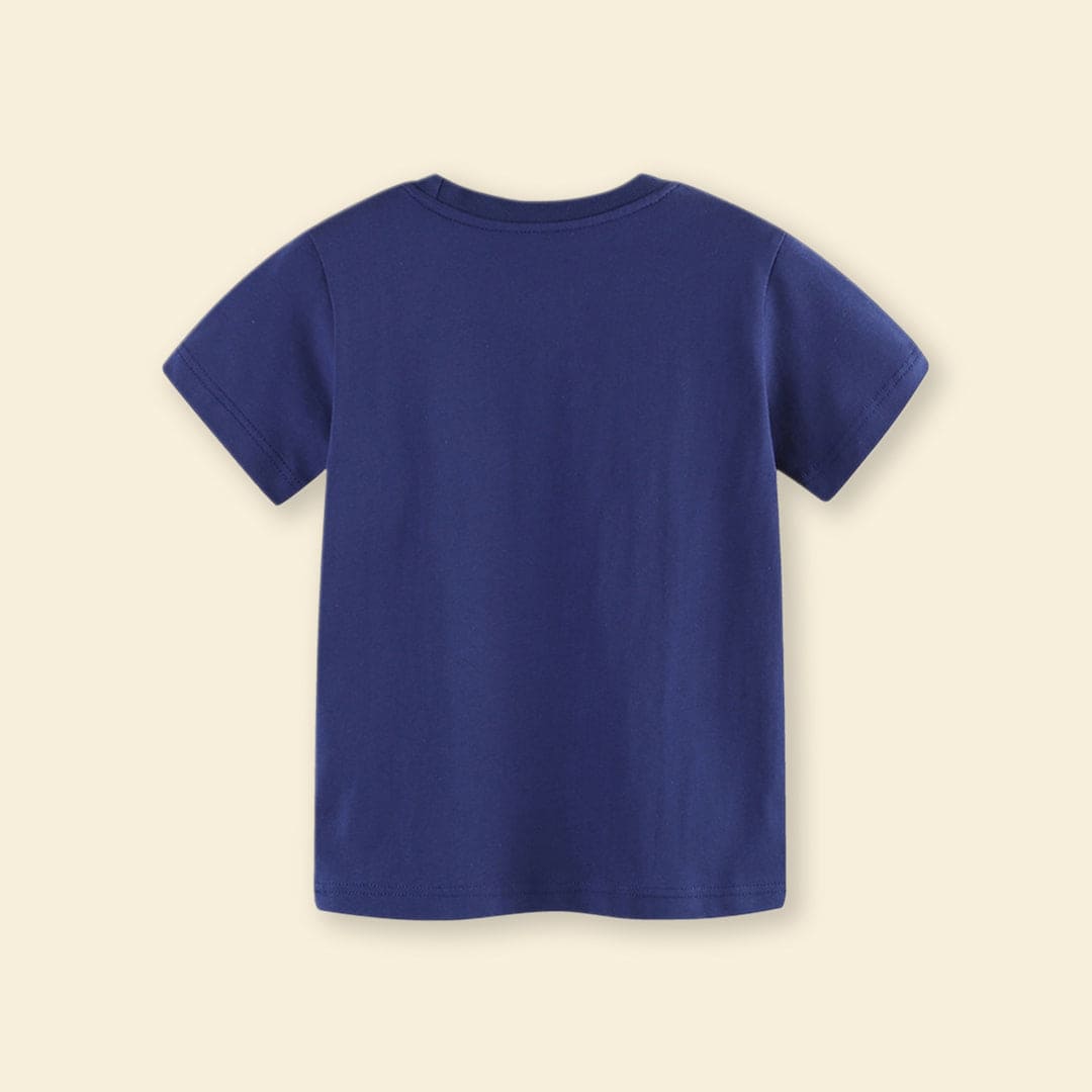 Boys Short Sleeve Truck Graphic T-Shirt Tshirts   