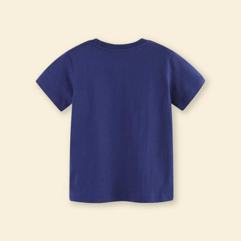 Boys Short Sleeve Truck Graphic T-Shirt Tshirts   