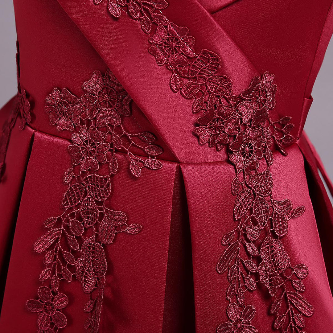 Girls Embroidered Sleeveless Party Wear Dress Party Dresses   