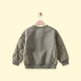 Boys Sage Green Typographic Long Sleeve Sweatshirt Sweatshirts & Hoodies