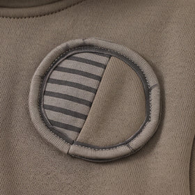 Girls Grey Fleece Hooded Sweatshirt & Jogger Co-ord Sets Sets