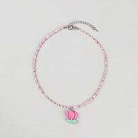 Pack Of 5 Girls Multicolour Floral Beads Necklace Sets Necklace and Chains