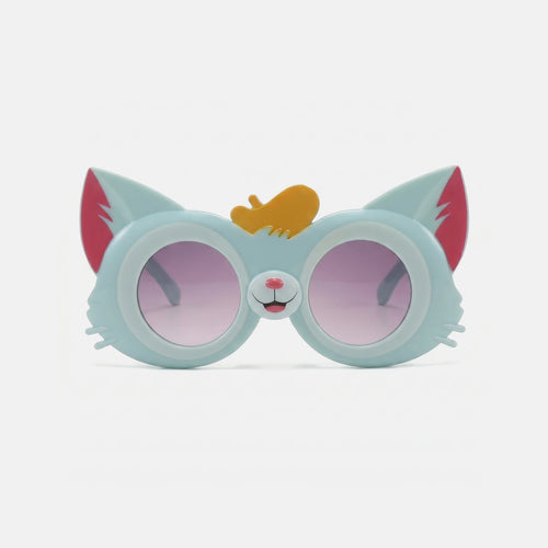 Unisex Light Green Cat Shaped Sunglasses Sunglasses