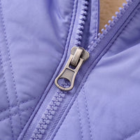 Girls Light Blue Long Sleeve Hooded Puffer Jacket Coats & Jackets