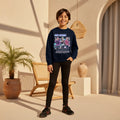 Boys Navy Blue Neo-Sound Graphics Crew Neck Sweatshirt Sweatshirts & Hoodies Navy Blue 2-3 Y