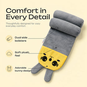 Baby Pillow with Head & Neck Support -Soft Cotton Infant Sleeping Pillow for Flat Head Protection Trending Accessories