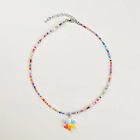 Pack Of 5 Girls Multicolour Charm Beaded Necklace Sets Necklace and Chains
