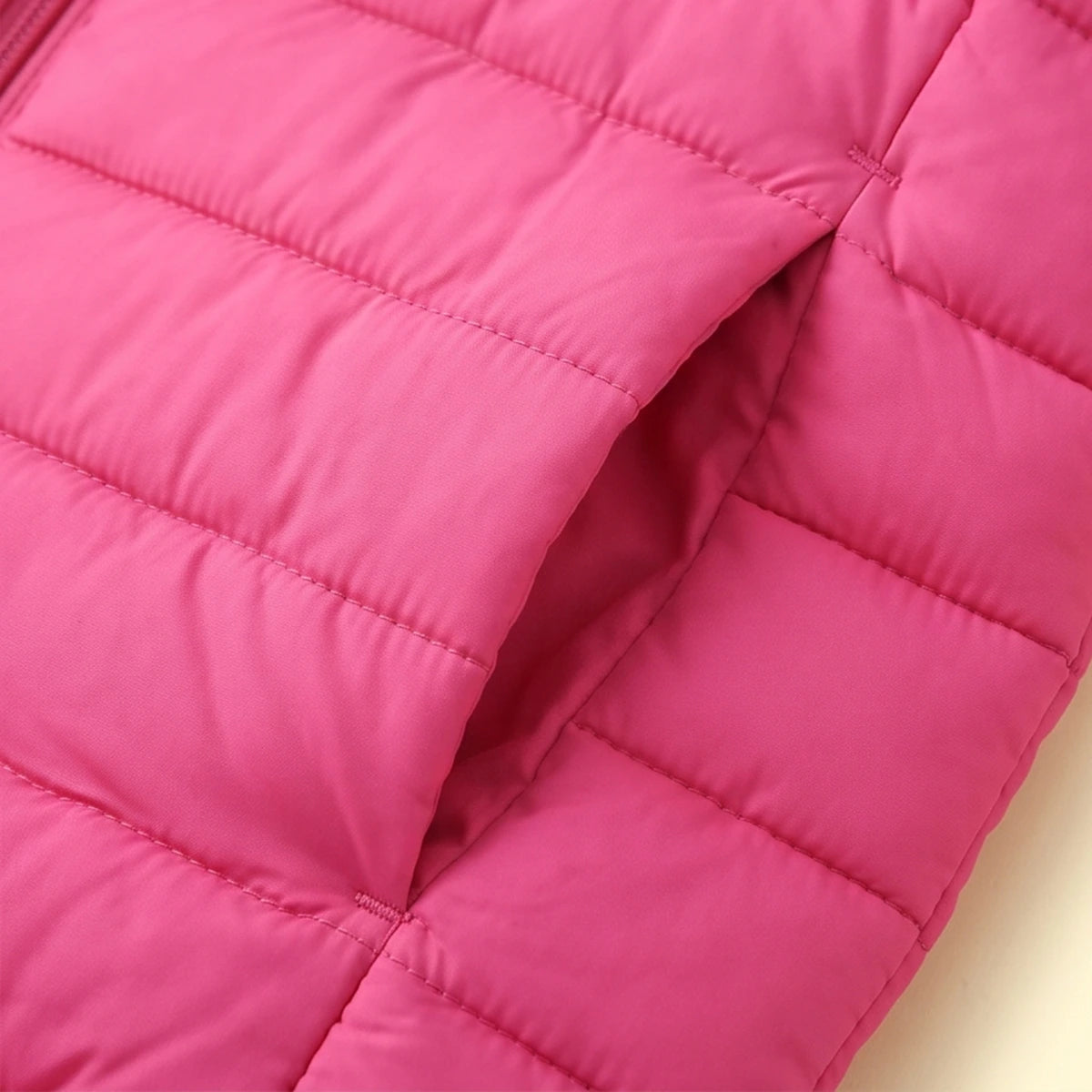 Girls Pink Hooded Quilted Puffer Jacket Coats & Jackets