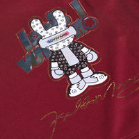 Boys Maroon Graphics Short Sleeve T-Shirt With Elasticated Shorts Sets 2 pc. Sets