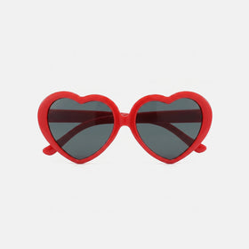 Girls Red Heart Shaped Sunglasses Sunglasses