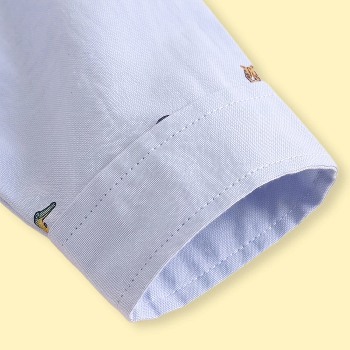 Boys Light Blue Graphic Long Sleeve Shirt Shirts