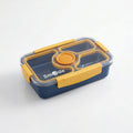 Kids Yellow Multi-Compartment Lunch Box Trending Accessories Yellow Onesize