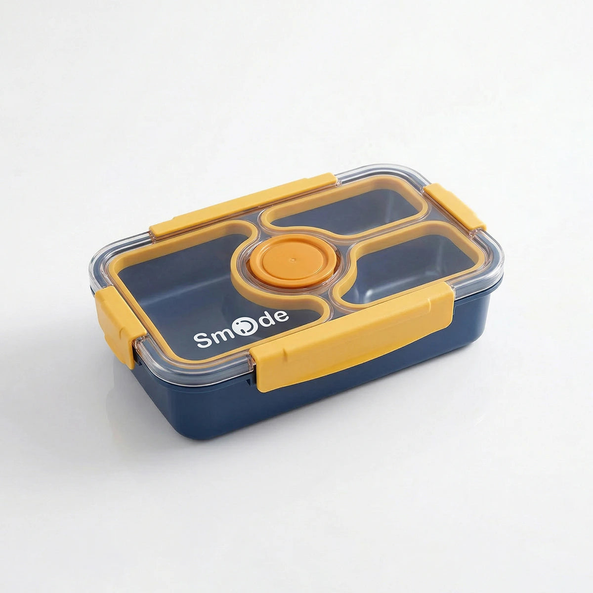 Kids Yellow Multi-Compartment Lunch Box Trending Accessories Yellow Onesize