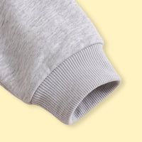 Boys Grey Embroidered Long Sleeve Sweater Sweaters & Cardigans