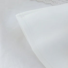 Girls White One Shoulder Fit & Flare Party Wear Dress With 3D Flowers Appliques Party Dresses