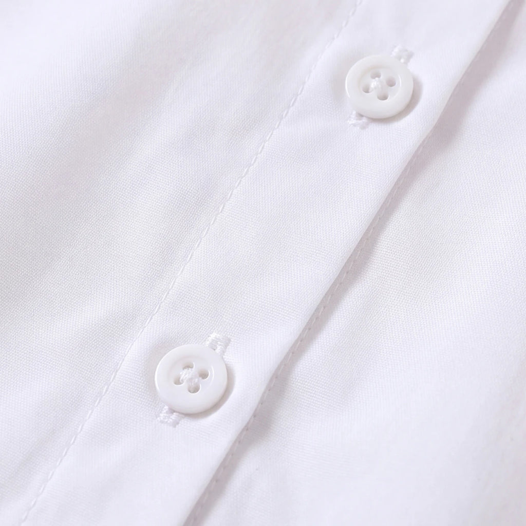 Girls White Long Sleeve Top Tops