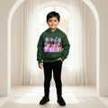 Boys Green K-Pop Star Graphics Hoodie Sweatshirts & Hoodies Green 4-5 Y