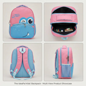 Girls Pink Cartoon Canvas School Backpack Trending Accessories