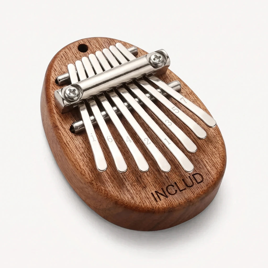 Kids Mini 8-Key Thumb Piano Kalimba for Kids Trending Accessories Multicolor Onesize