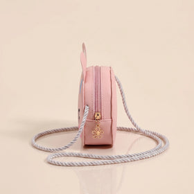 Girls Pink Bunny Print Sling Bag Sling Bags