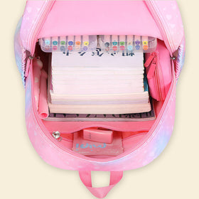 Girls Pink Multi-Compartment School Backpack Trending Accessories