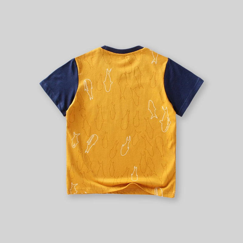 Boys Printed Short Sleeves T-Shirt Tshirts   