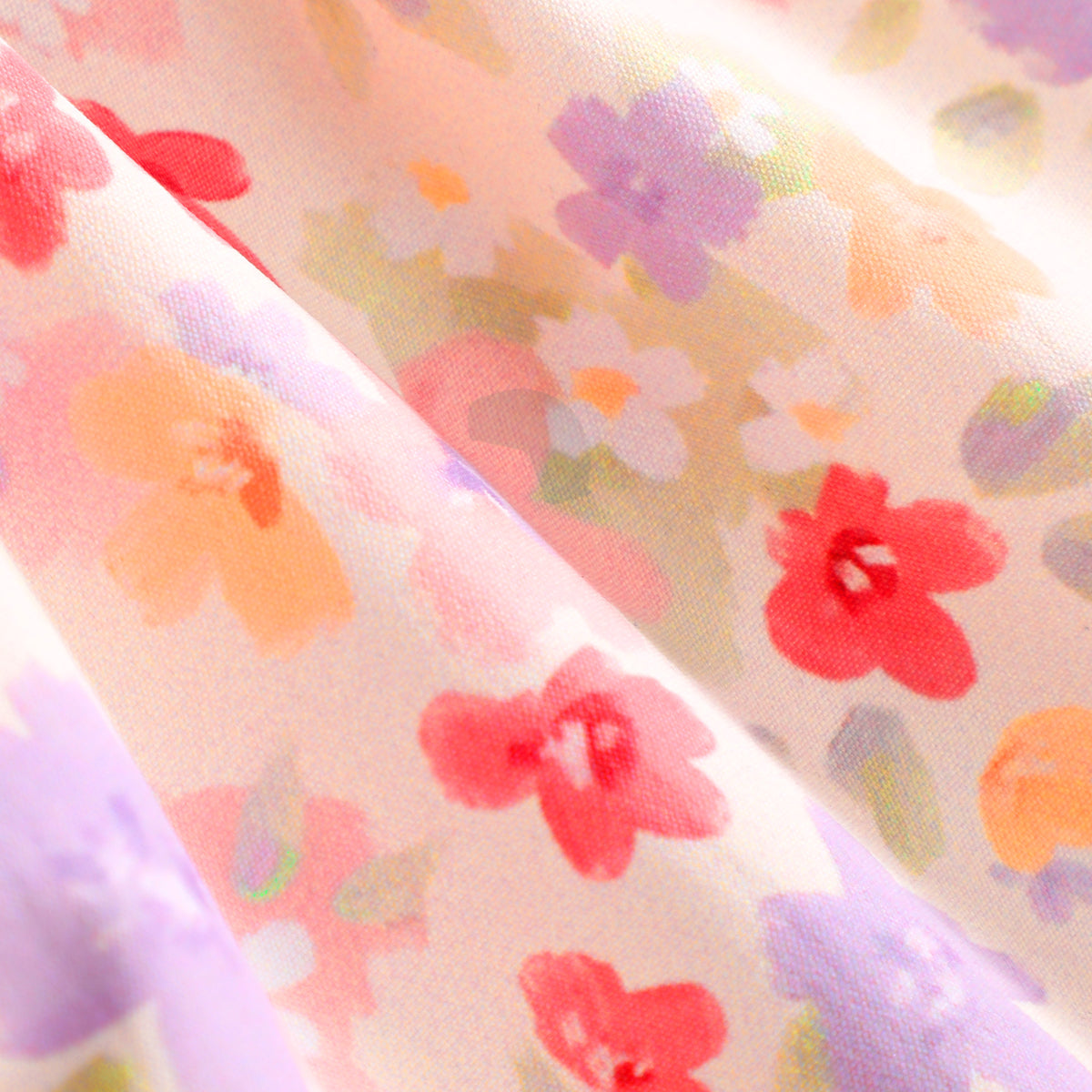 Girls Pink Floral Printed Flared Sleeve Shirt Dress With Belt Casual Dresses
