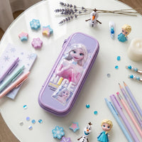 Elsa Frozen Purple Color Pencil Box for Girls Trending Accessories