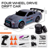 Drift 4x4 RC Car with 4 extra tyres Trending Accessories