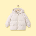 Boys Off White Textured Hooded Zip-up Jacke Coats & Jackets Off White 1-2 Y