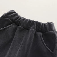 Boys Dark Grey Hooded Zip-up Jacket With Jogger Co-ord Sets Sets