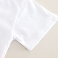 Boys White Dinosaur Graphic T-Shirt With Denim Shorts Set 2 pc. Sets