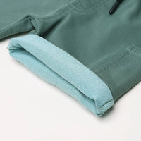 Boys Green Striped Short Sleeve Shirt With Graphic T-Shirt And Drawstring Shorts Sets Sets