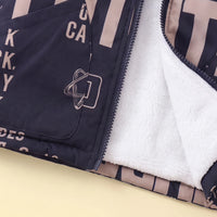 Boys Printed Hooded Fleece Jacket Coats & Jackets