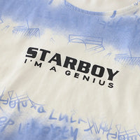 Boys Blue Typographic Print T-Shirt With Shorts Sets Sets