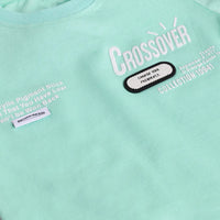 Boys Green Typographic Printed T-Shirt With Shorts Sets Sets