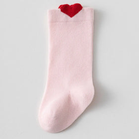 Pack of 3 Girls Multicolour Heart Design Ankle Length Socks Socks