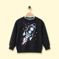 Boys Black Graphic Long Sleeve Sweatshirt Sweatshirts & Hoodies Black 1-2 Y