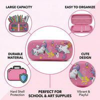 Pencil Pouch for Kids Hard Case School Stationery Organizer Trending Accessories