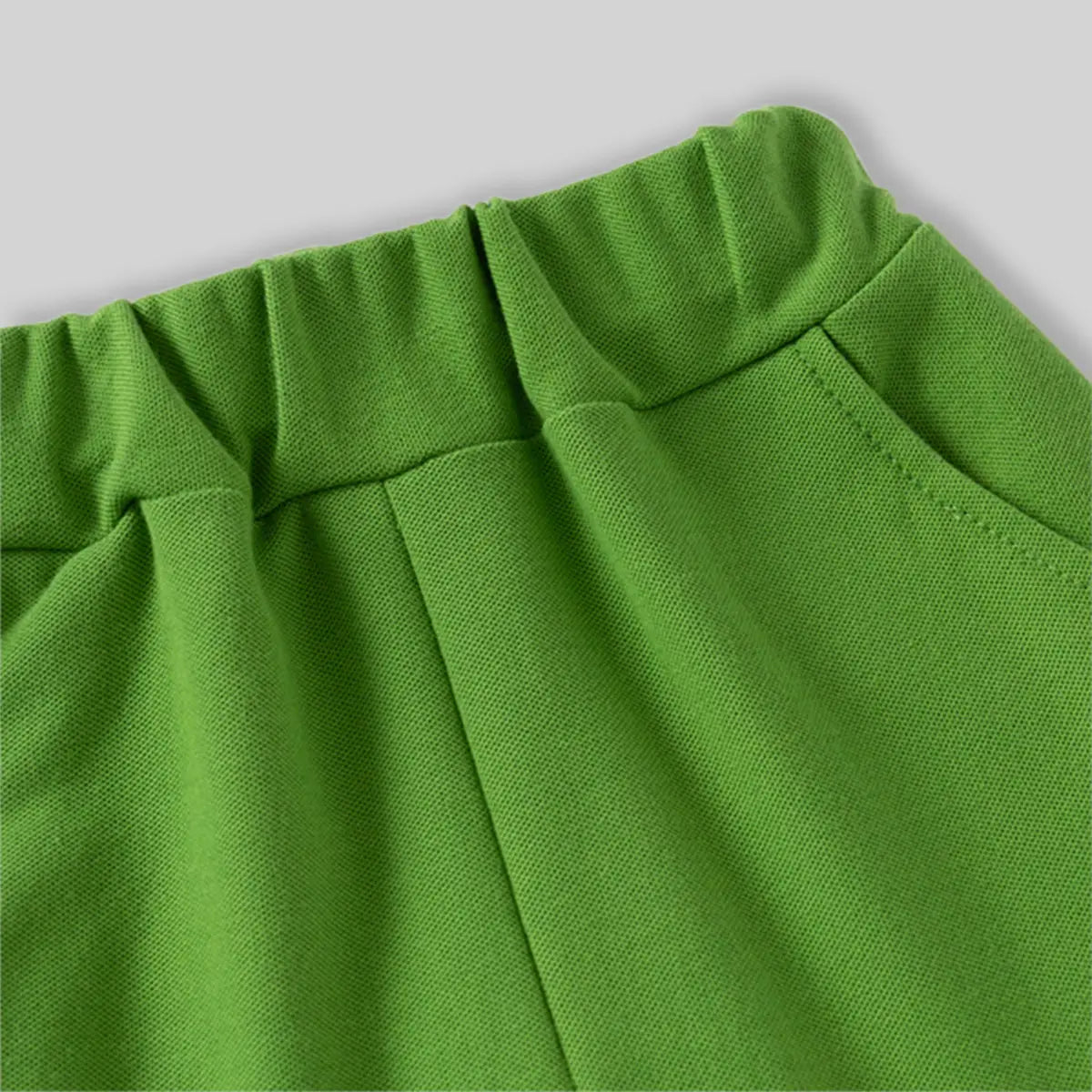 Boys Green Polo T-Shirt With Shorts Co-ord Sets Sets